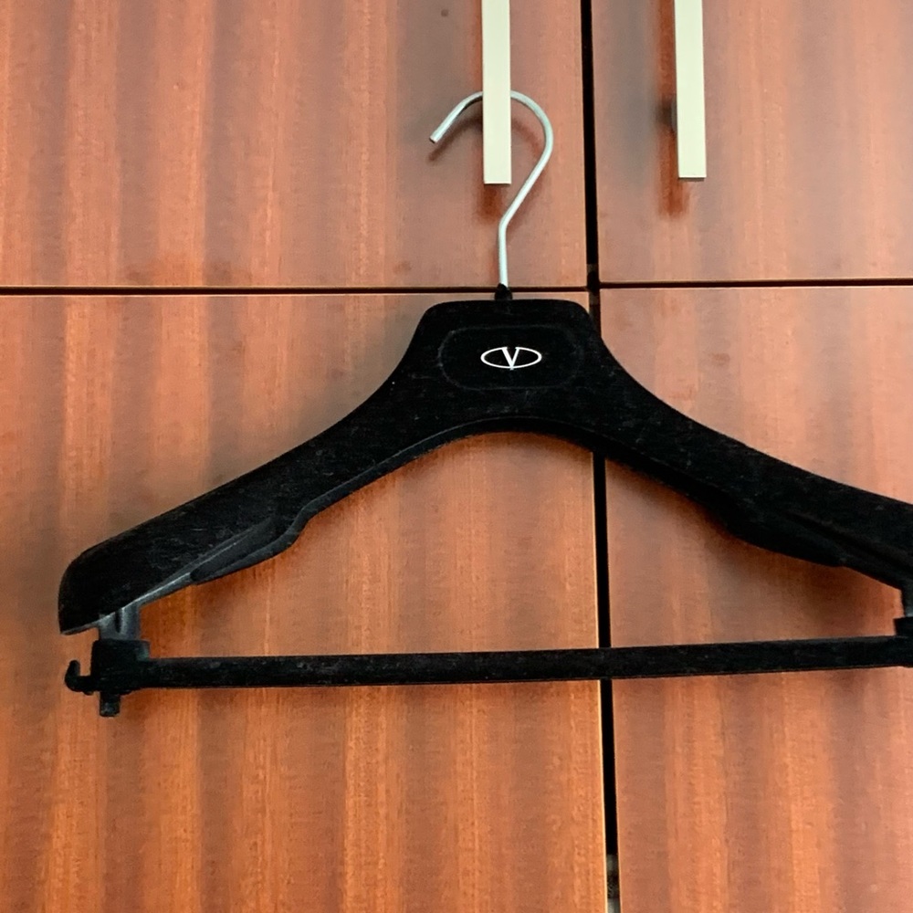 New VALENTINO Black Velvet Hanger